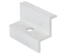 End clamp 40mm - Silver / ALU